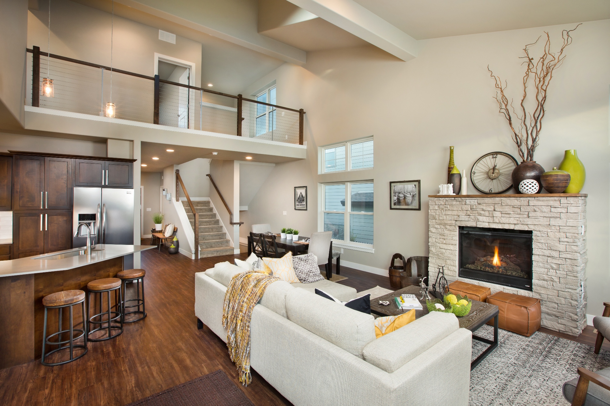 residential interior design living area