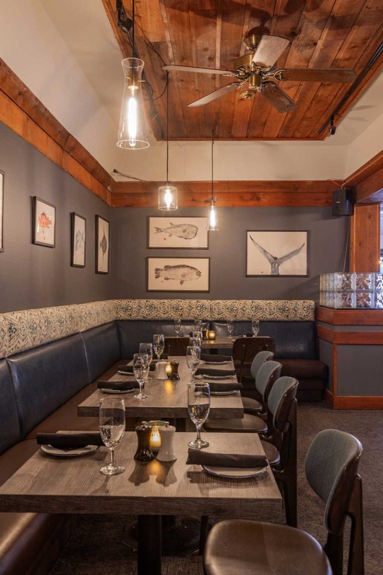 Montauk Vail Seafood Grill dining room vertical