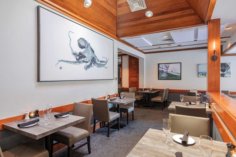 Montauk Vail Seafood Grill octopus