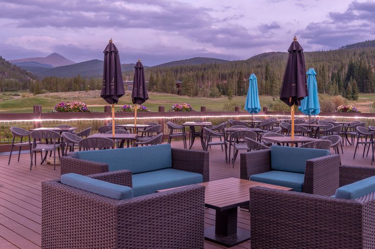 The Clubhouse at Breckenridge Golf Course Deck Furniture