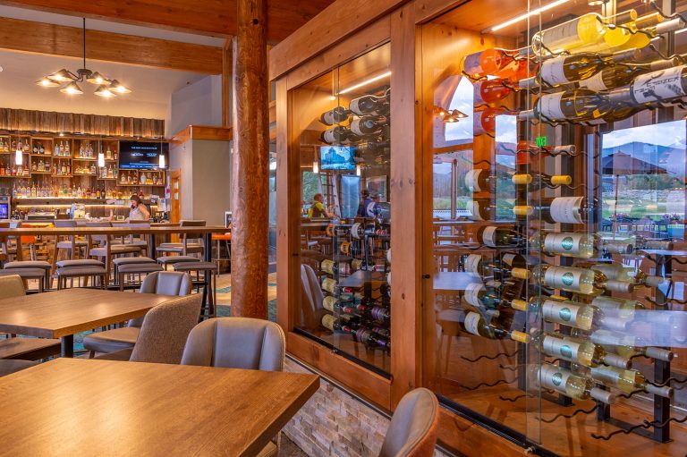 The Clubhouse at Breckenridge Golf Course Wine Rack