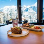 purgatory ski lodge table with a view